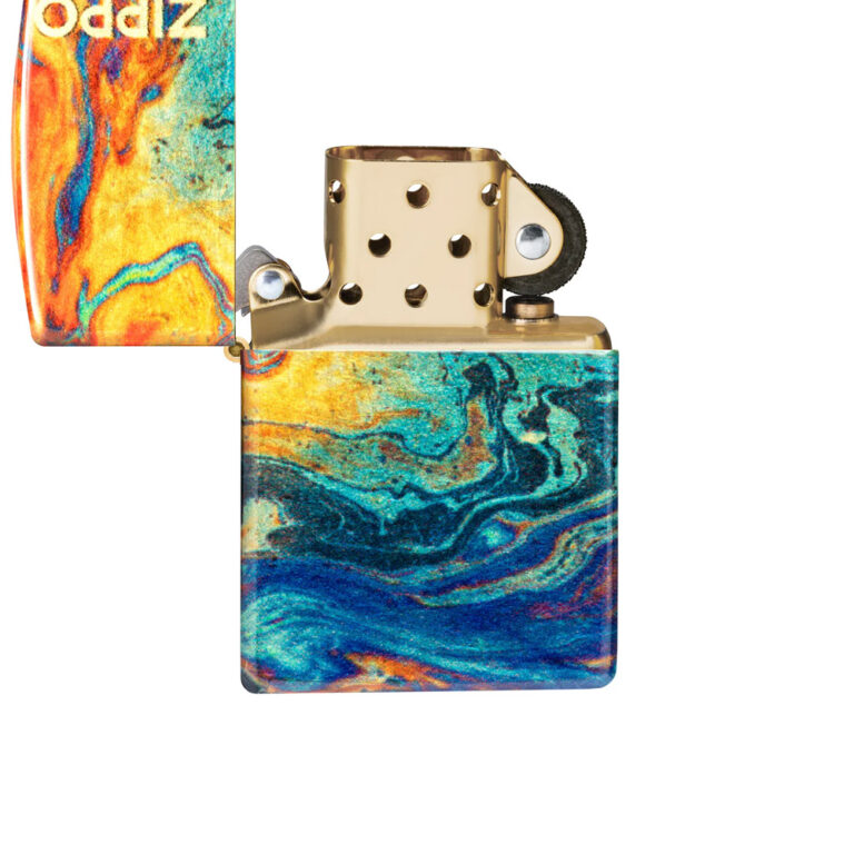 فندک زیپو اصل 48778 طرح Colorful Zippo Design