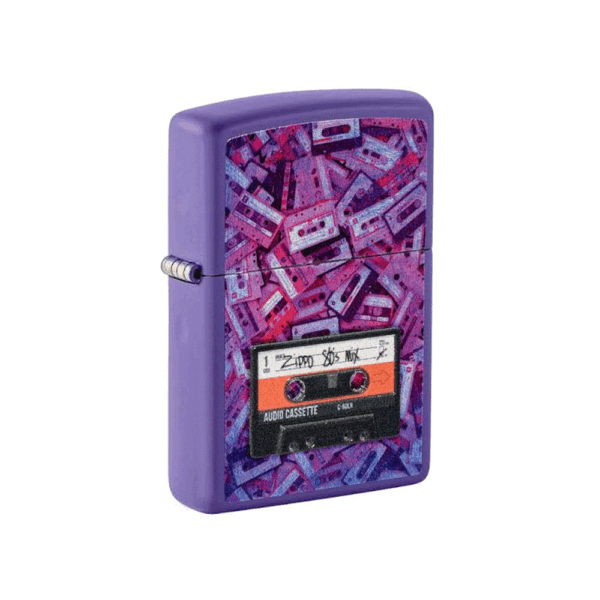 فندک زیپو اصل 237 48521 ZIPPO 80S CASSETTE TAPE D