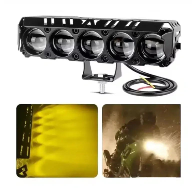 پرژکتور آفرودی ۵ لنز زرد سفید 45 W زیمر محافظ دار