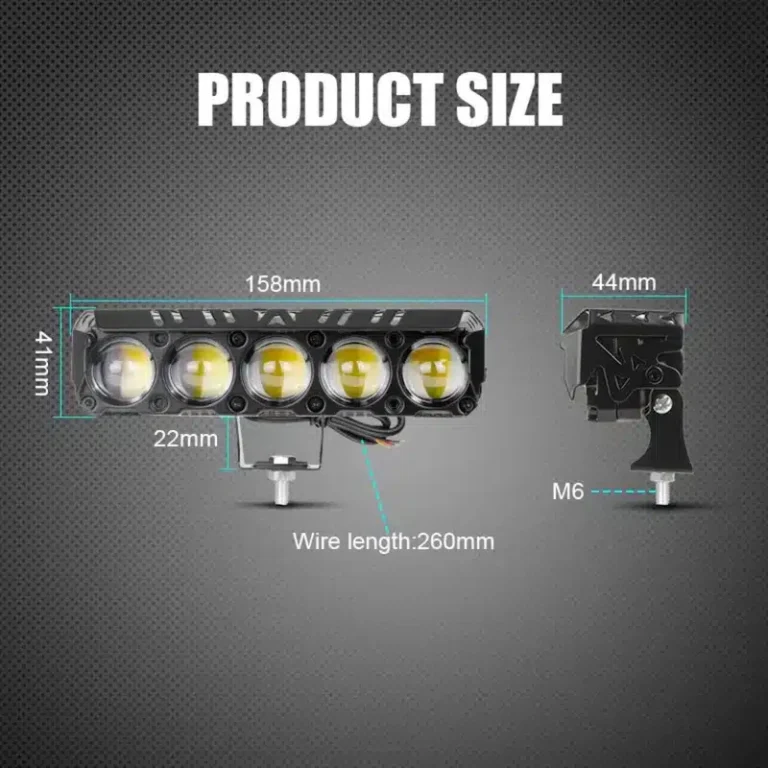 پرژکتور آفرودی ۵ لنز زرد سفید 45 W زیمر محافظ دار
