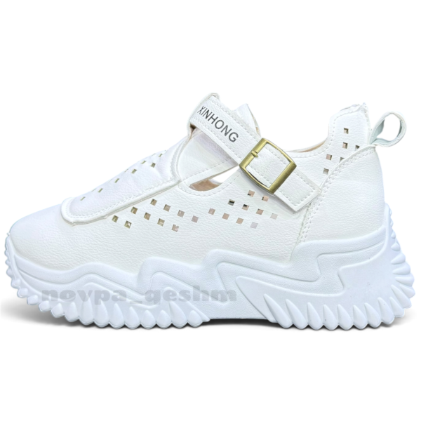 کفش کتونی لژمخفی لژدار زنانه Women’s Hidden Wedge Platform Sneakers
