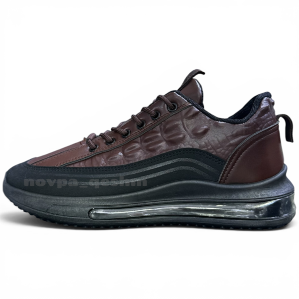 کفش کتونی مردانه با طرح چرم تمساح Fashion Men’s Sneakers Platform