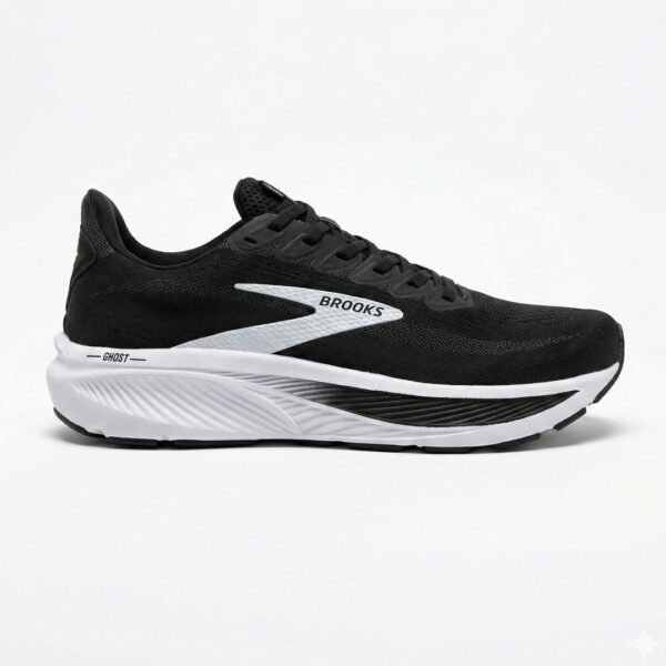 بروکس گوست 17 مشکی سفید Brooks Ghost 17 Black Grey White 110442