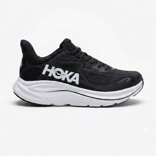 کفش هوکا کلیفتون 10 مشکی سفید Hoka Clifton 10 Black White