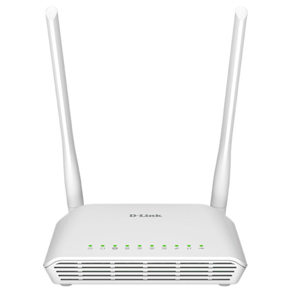مودم روتر +ADSL2 دی-لینک DSL-2750U سفید