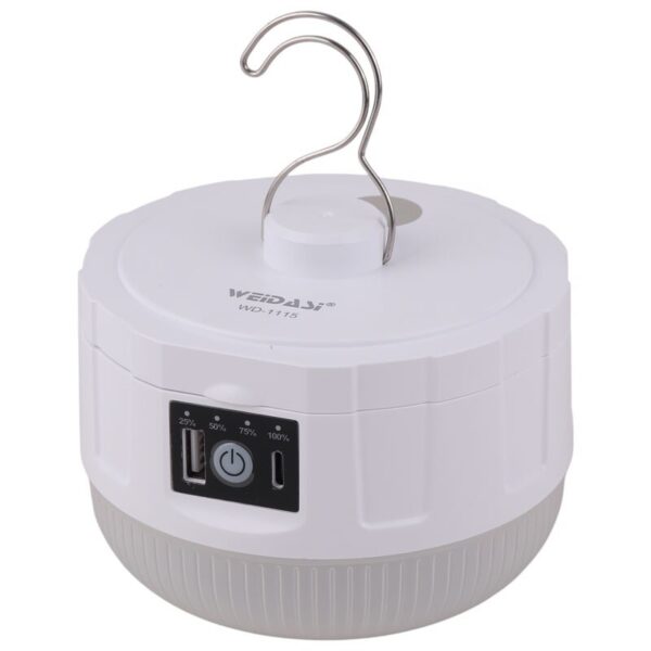 لامپ شارژی ویداسی مدل WD-1115 توان 80 وات