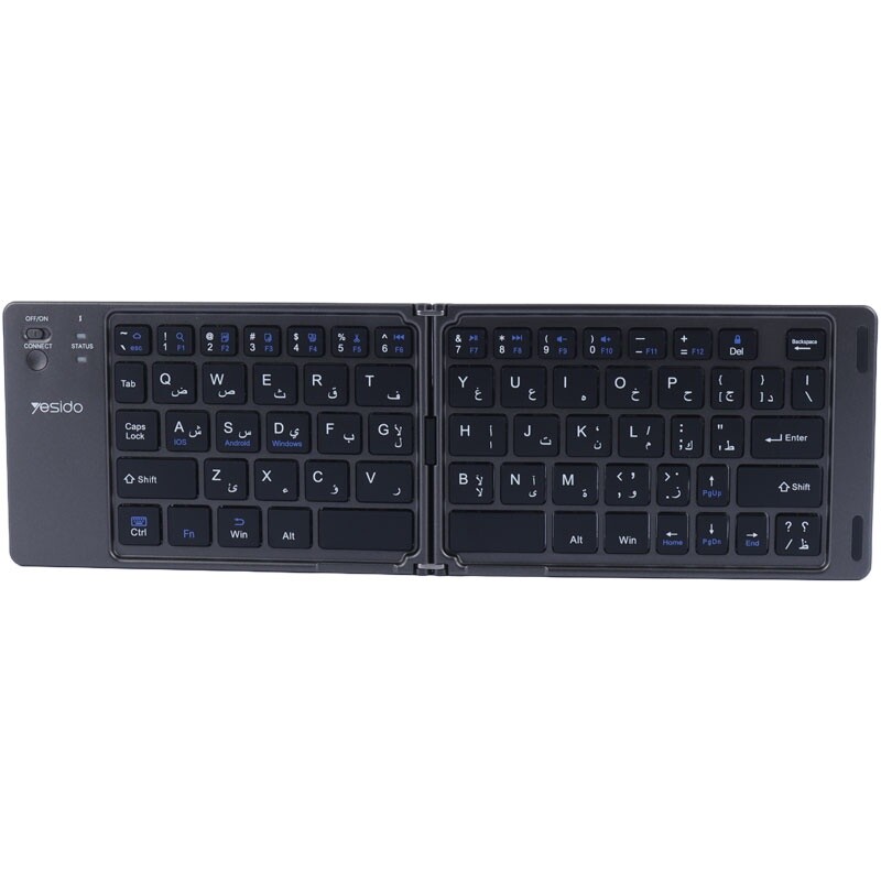 کیبورد بی سیم تاشو یسیدو مدل KB27