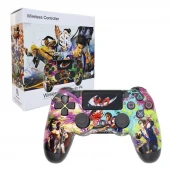 دسته بازی بی سیم SONY PlayStation 4 DualShock 4 High Copy طرح شیشه ای پکدار