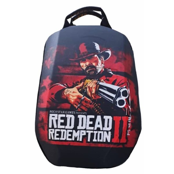 کیف کوله ای کنسول Deadskull PS5 Slim طرح Red Dead Redemption 2