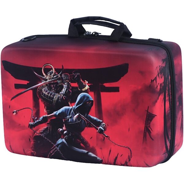 کیف کنسول بازی PS5 Slim طرح Assassins Creed Shadows کد 1
