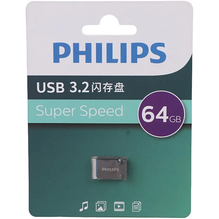 فلش 64 گیگ فیلیپس Philips FM20UA064B/93K USB 3.2