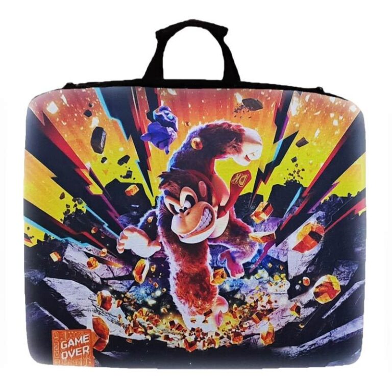 کیف کنسل بازی Game Over PS4 طرح Donkey Kong Bananza