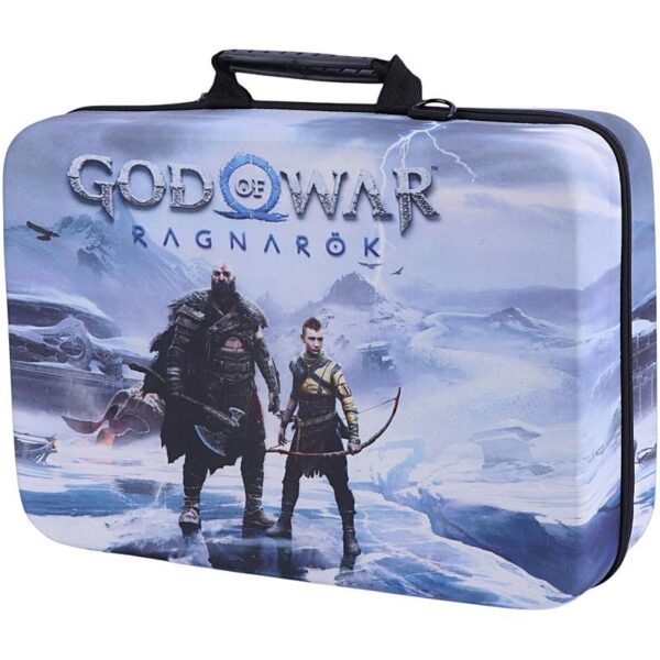 کیف کنسول PS5 Slim طرح God of War کد 3 همراه نگهدارنده هدست