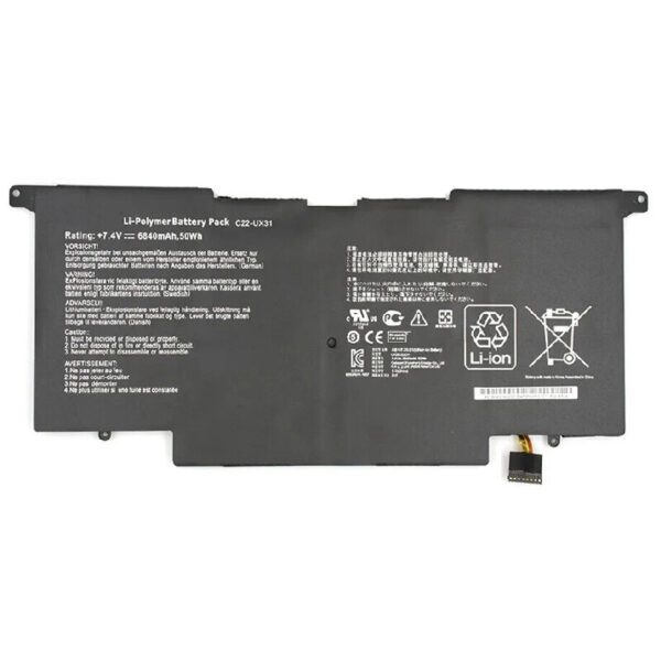 باتری لپ تاپ ایسوس Asus UX31 / C22UX31 4Cell