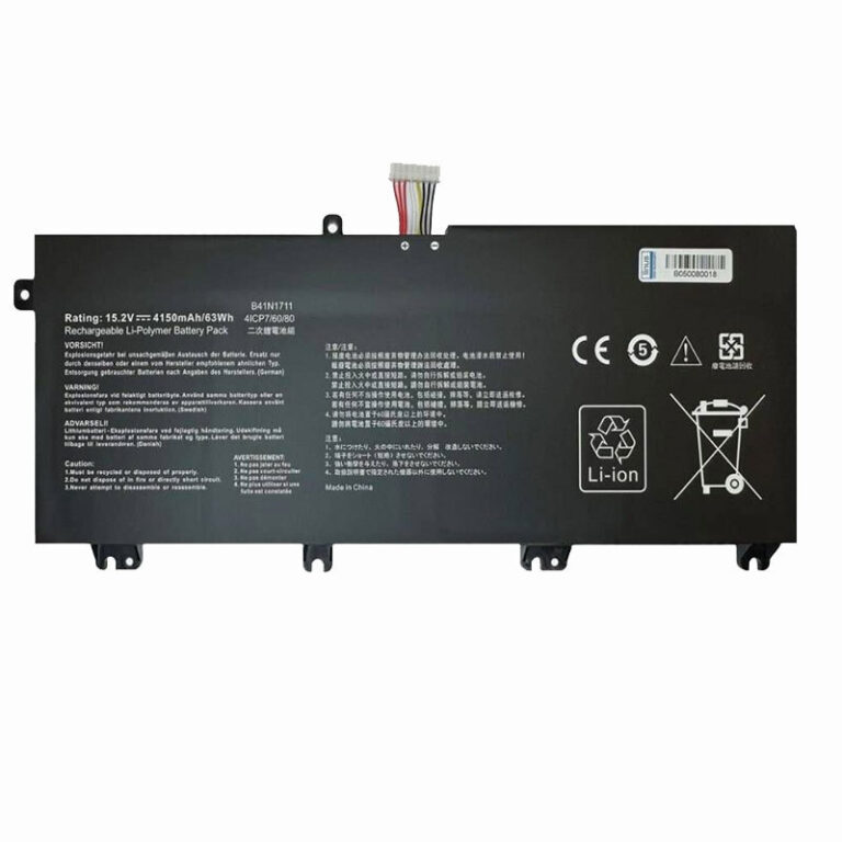 باتری لپ تاپ ایسوس GL703 / B41N1711 چهار سلولی