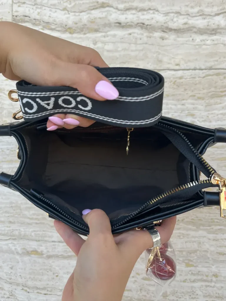 کیف دستی زنانه کوچ (Coach) مدل آویز گیلاس کد 496(FR)