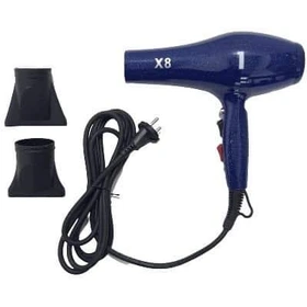 سشوار حرفه‌ای X8 آبی