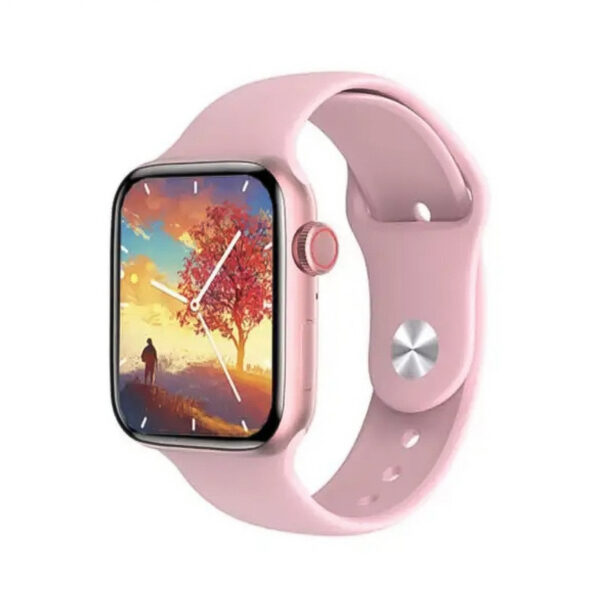ساعت هوشمند ۴۱ میلیمتری ویسمی مدل X28 mini با ۴ بند سیلیکونی و ۱ بند فلزی (MK)