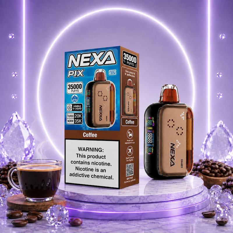 پاد یکبارمصرف 35000 پاف نکسا پیکس نیکوتین 50 قهوه | NEXA PIX 35K - Image 3
