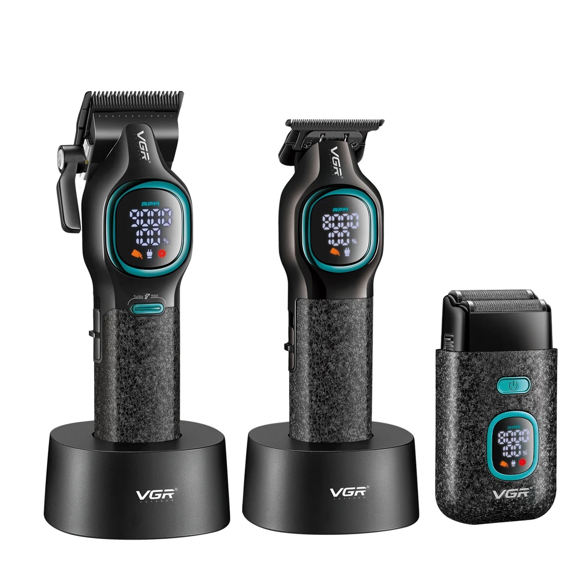 ست 3عددماشین اصلاح،خط زن و شیور وی جی آر مدل V-886 S3 (AR)