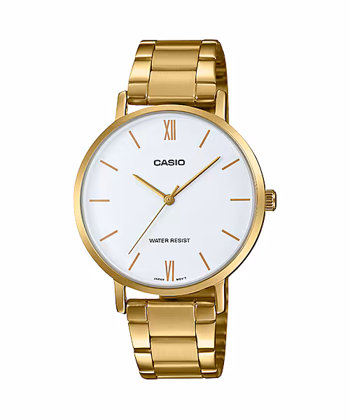ساعت مچی زنانه کاسیو CASIO LTP-VT01G-7B طلایی