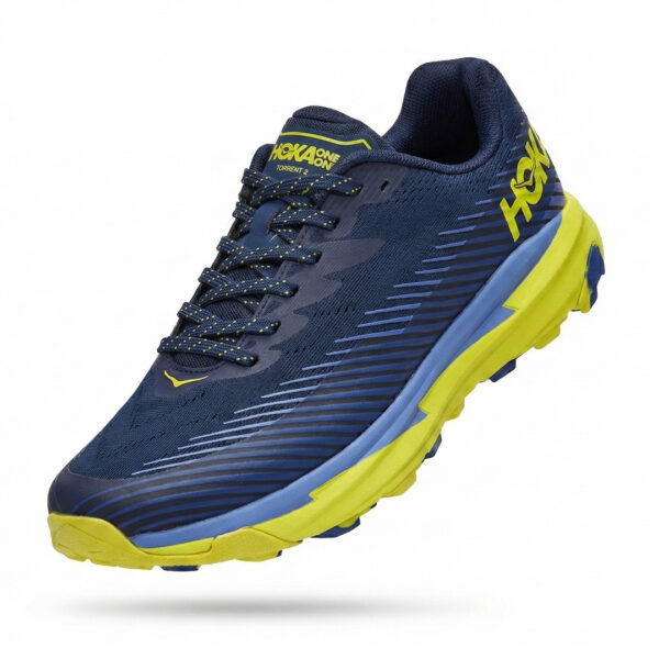 هوکا تورنت 2 سرمه‌ای زرد Hoka Torrent 2 Black Iris Evening Primrose