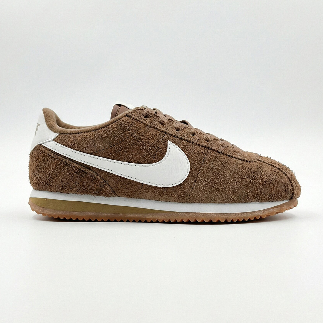 نایک کورتز قهوهای سفید Nike Cortez Vintage Medium Curry FJ2530