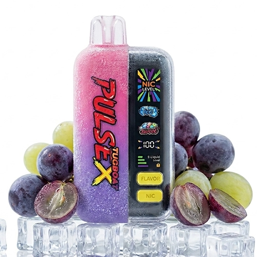 پاد یکبار مصرف TUGBOAT مدل PULSE X با 50000 پاف، طعم انگور یخ
