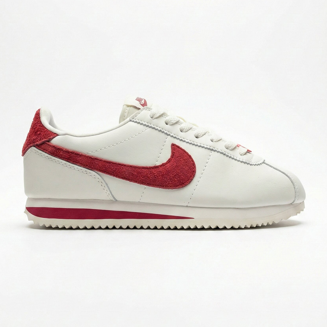 نایک کورتز ولنتاین سفید قرمز Nike Cortez SE Valentine's Day FZ5167