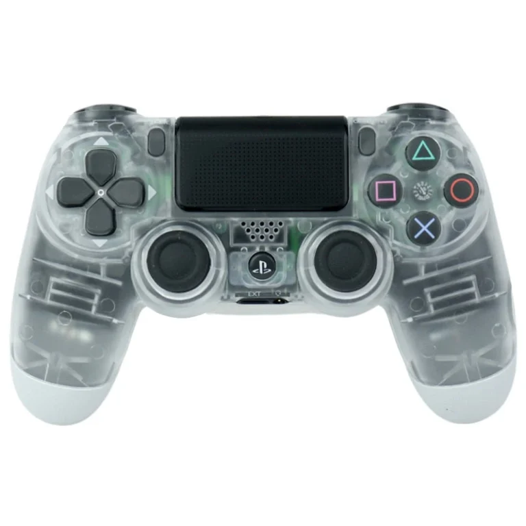 دسته بازی بی سیم SONY PlayStation 4 DualShock 4 High Copy طرح شیشه ای پکدار
