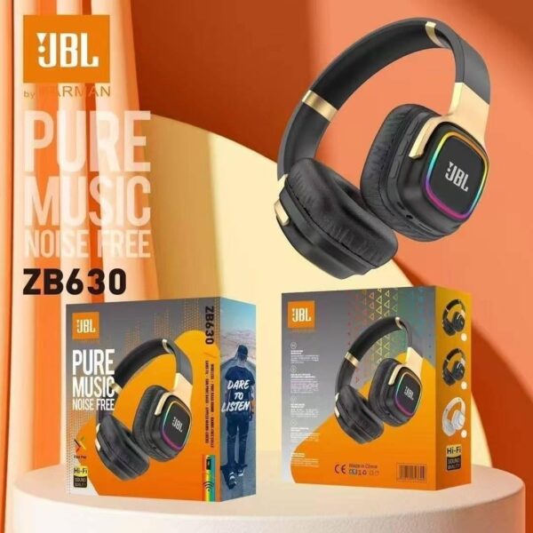 هدفون بی سیم جی بی ال مدل ZB630 با رقص نور RGB