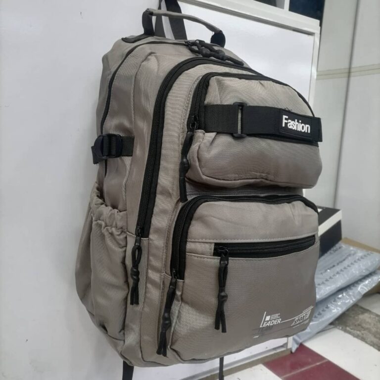 کوله مدرسه برزنت ساده خارجی  5227 (mk)