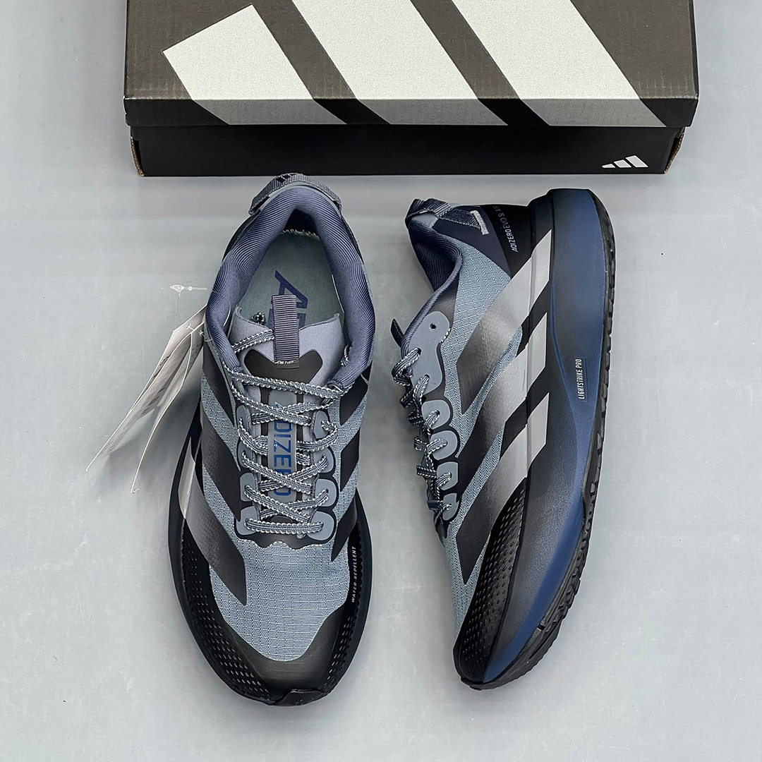 کفش کتونی آدیداس آدیزیرو ایوو اسال ایتیآر مشکی خاکستری آبی adidas Adizero Evo SL ATR - Image 2