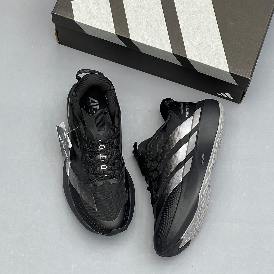 کفش کتونی آدیداس آدیزیرو ایوو اسال ایتیآر مشکی سیلور متالیک adidas Adizero Evo SL ATR - Image 2