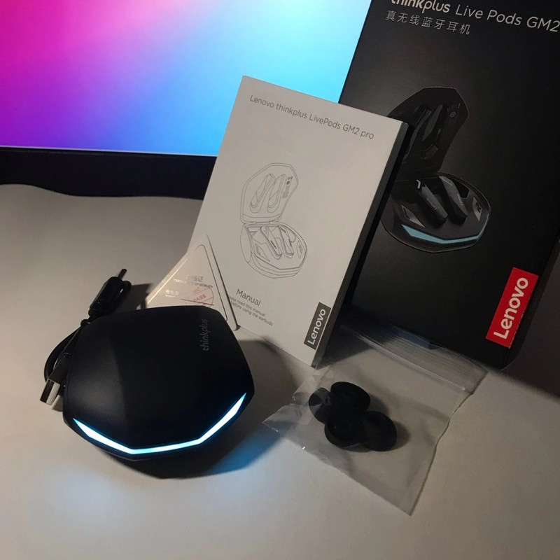 هدفون بلوتوثی لنوو مدل Live Pods GM2 Pro بدون قابلیت نویز کنسلینگ، درگاه شارژ USB Type-C، دارای دستیار صوتی، مقاوم در برابر رطوبت و عرق (MK) - Image 11