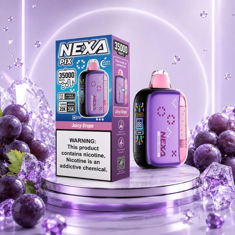 پاد یکبارمصرف 35000 پاف نکسا پیکس نیکوتین 50 انگور | NEXA PIX 35K - Image 3