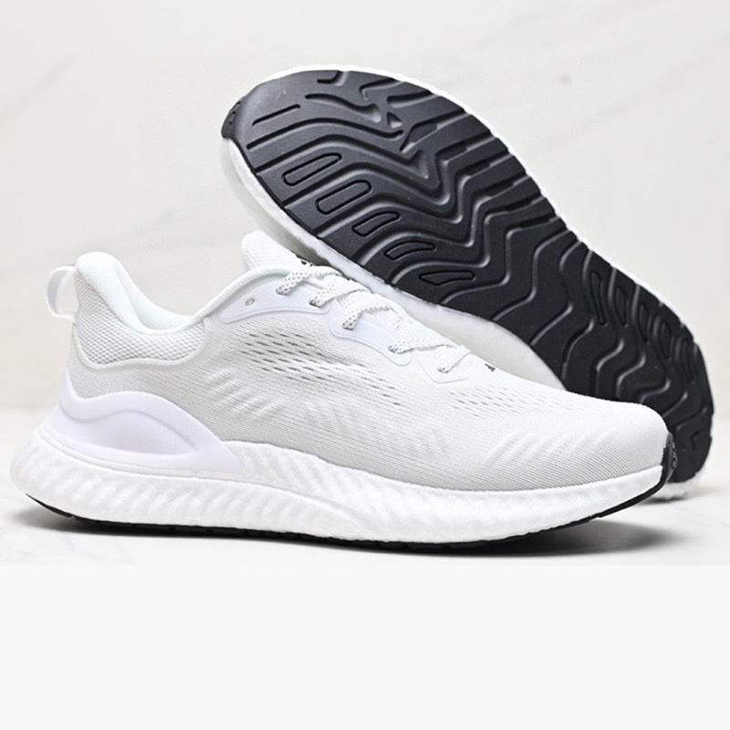 کفش کتونی آدیداس آلفابونس بوست طوسی سفید Adidas Alphabounce Boost - Image 3