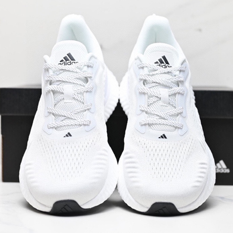کفش کتونی آدیداس آلفابونس بوست طوسی سفید Adidas Alphabounce Boost - Image 4