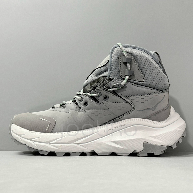 کفش کوهنوردی هوکا گورتکس خاکستری Hoka Kaha 2 High GTX - Image 2