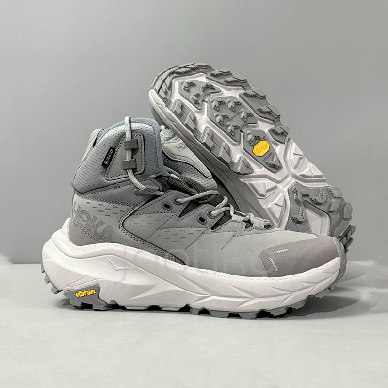 کفش کوهنوردی هوکا گورتکس خاکستری Hoka Kaha 2 High GTX - Image 3