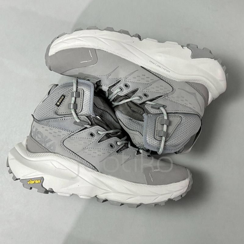 کفش کوهنوردی هوکا گورتکس خاکستری Hoka Kaha 2 High GTX - Image 6