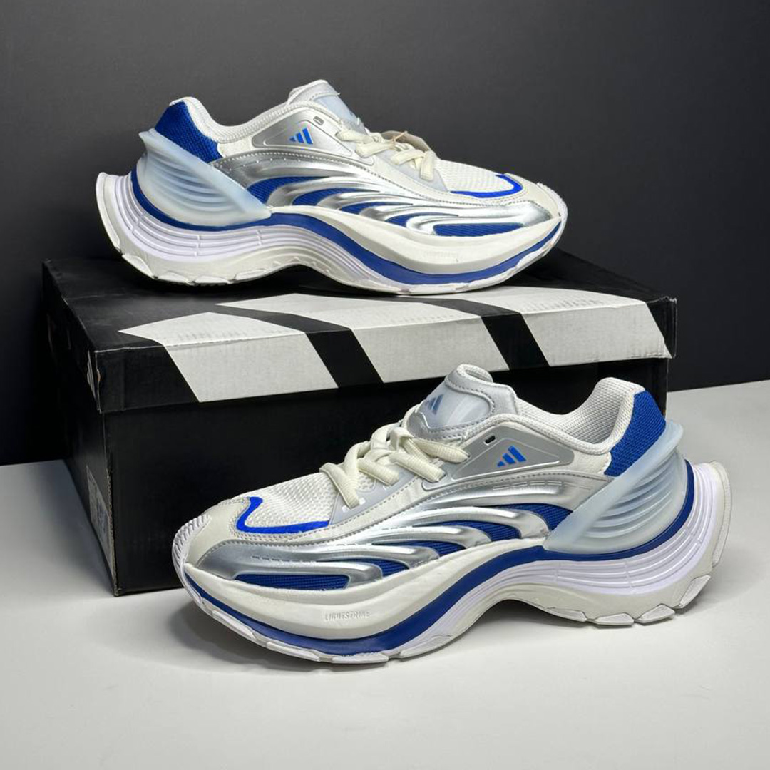 کفش کتونی آدیداس ایکس ال جی متاویو آبی نقرهای سفید adidas XLG Metawave Silver Blue JS1502 - تصویر 2