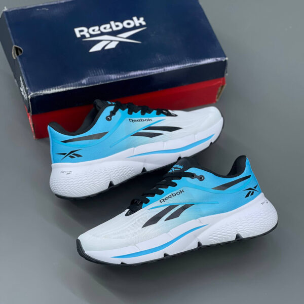 کفش کتونی ریباک زیگنیشن سفید آبی مشکی Reebok Zignition White/Future Cyan