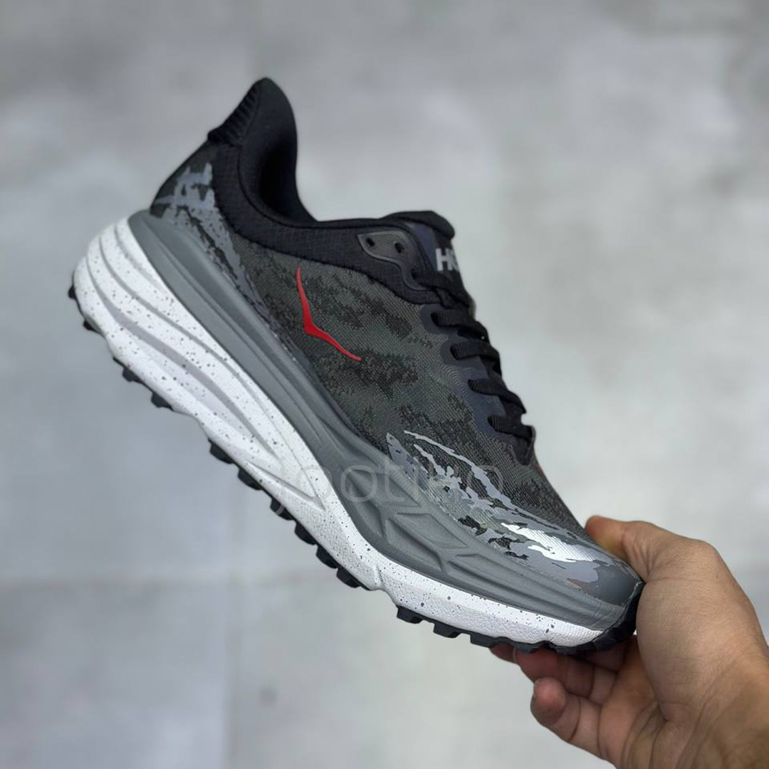 هوکا استینسون 7 مشکی خاکستری Hoka Stinson 7 Black Outer Orbit - Image 3