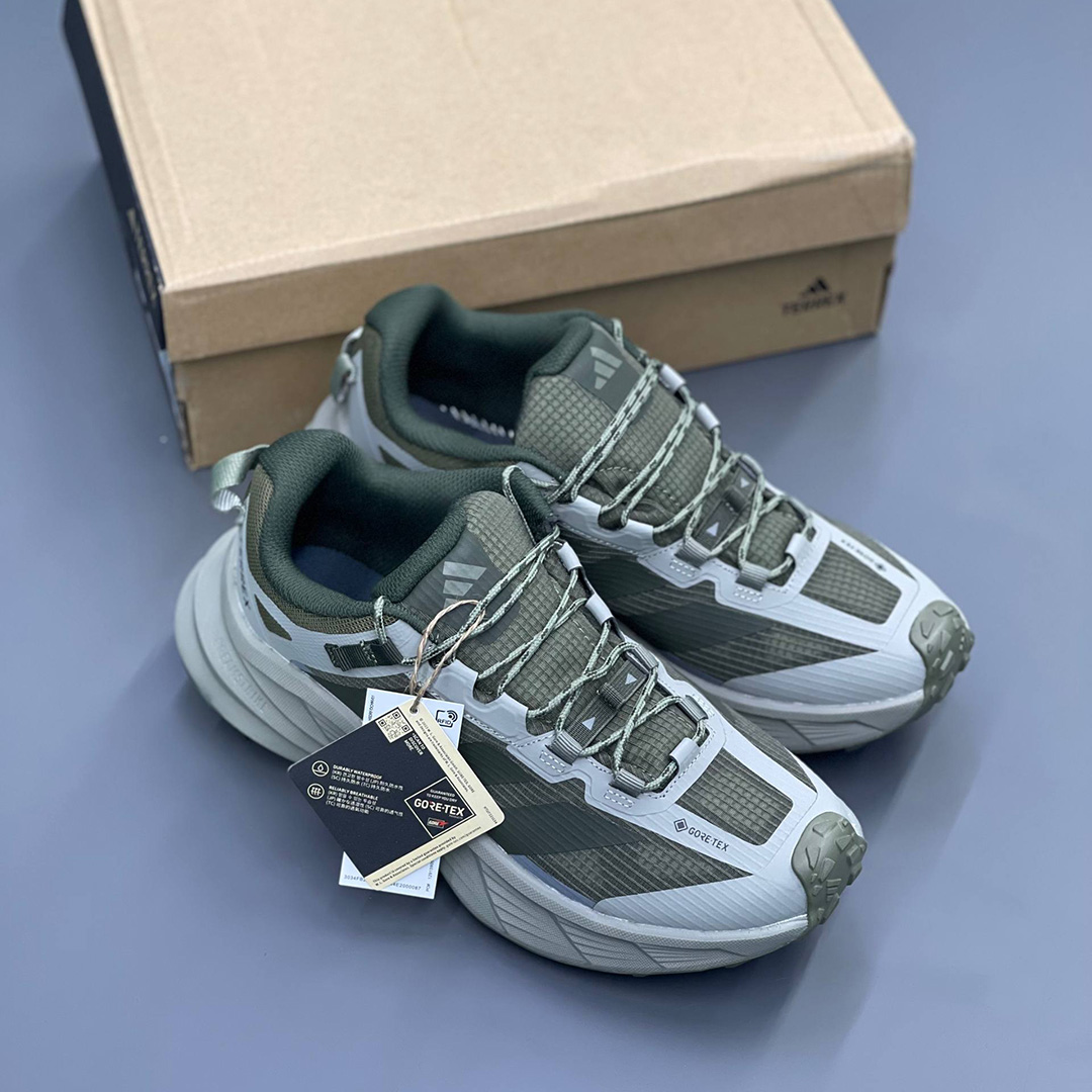 کفش کتونی آدیداس ترکس فریهایکر اسال گورتکس طوسی زیتونی Terrex Freehiker SL GORE - تصویر 3