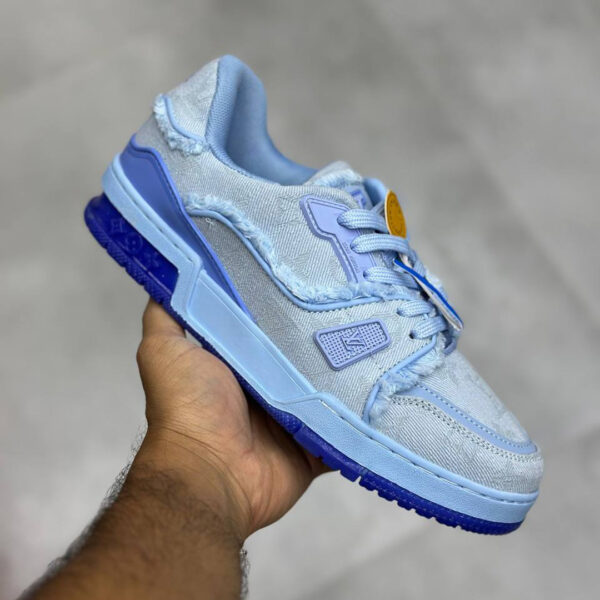 لویی ویتون ترینر آبی Louis Vuitton LV Trainer