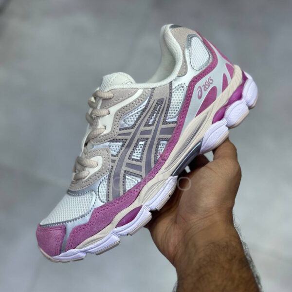 اسیکس ژل ان وای سی کرم بژ صورتی ASICS GEL