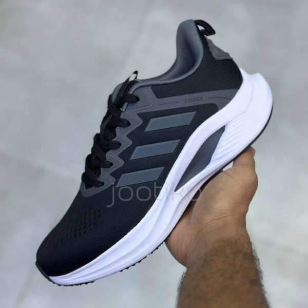 کفش کتونی آدیداس ووی بونس مشکی طوسی سفید adidas Voeuy Bounce Black Gray White