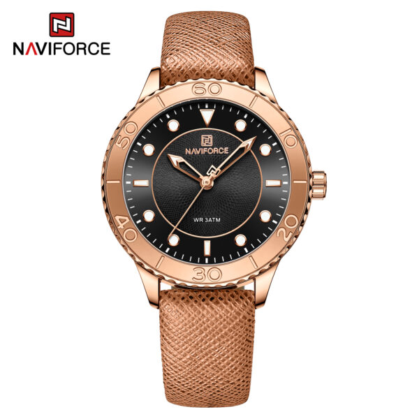 ساعت مچی زنانه نیوی فورس Naviforce NF 5020 rgbbn اورجینال با ضمانت (x)
