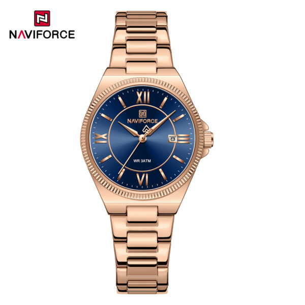 ساعت مچی زنانه نیوی فورس NAVIFORCE nf5073 rgbe اورجینال (x)